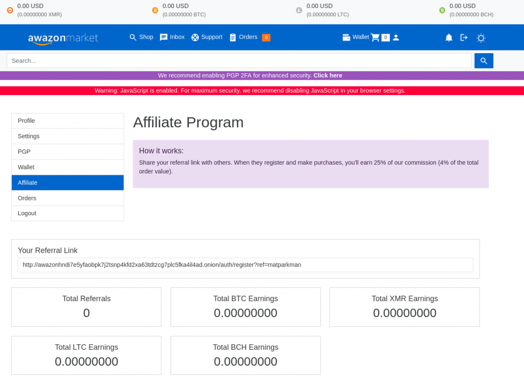 awazon market affiliate program