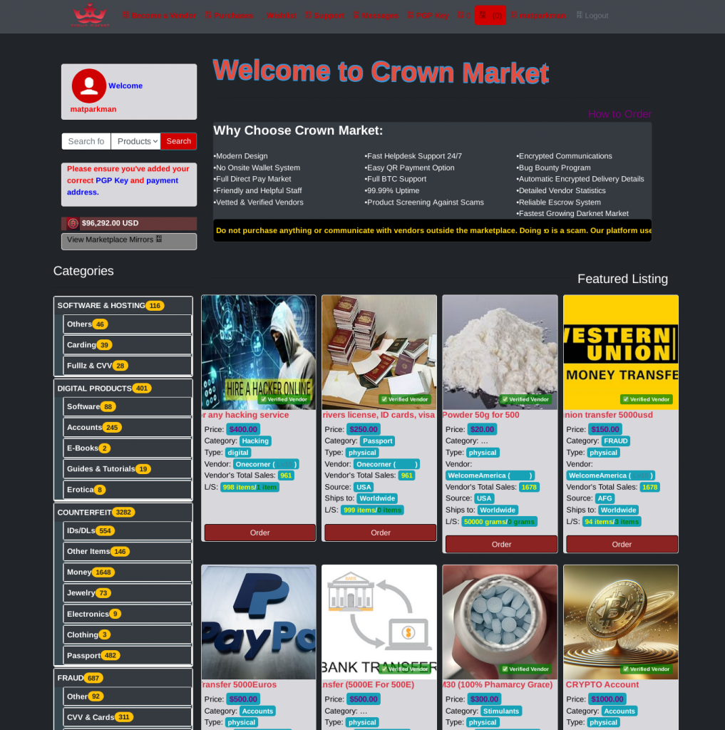 crown market product