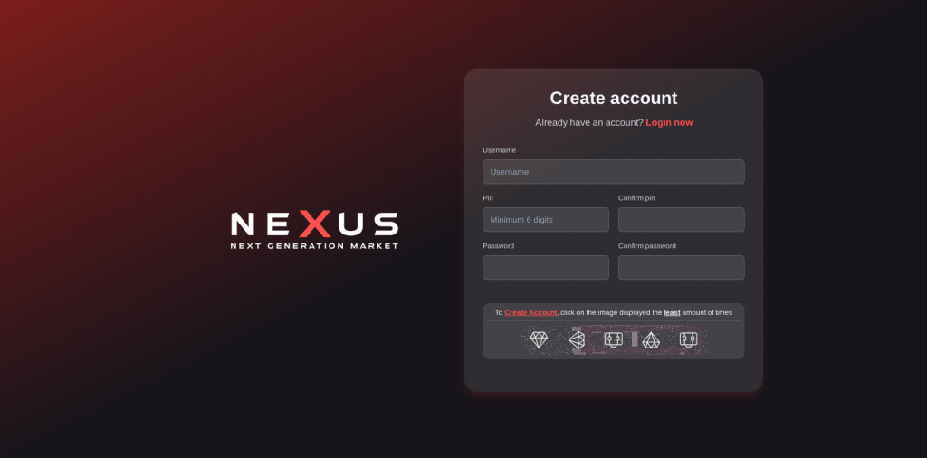 nexus market registration