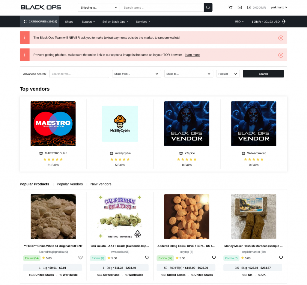 black ops category
