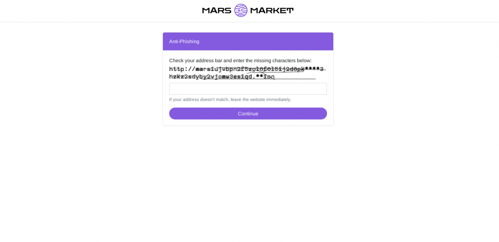 mars market captcha
