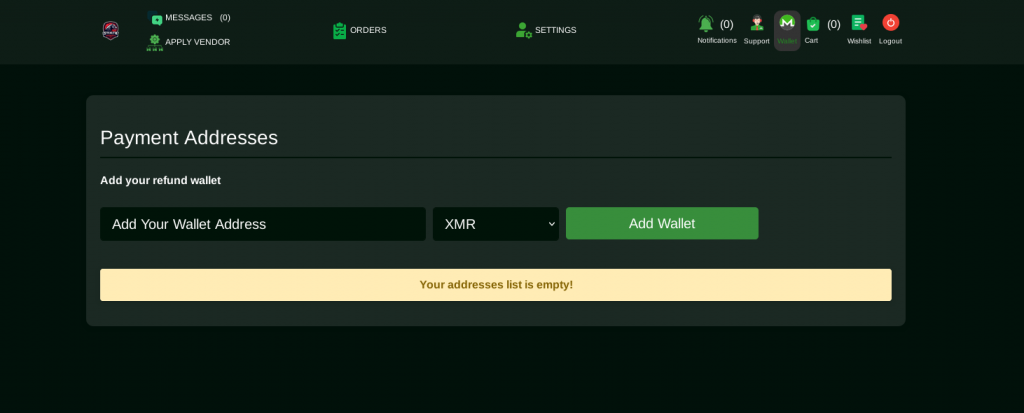 stealth market payment